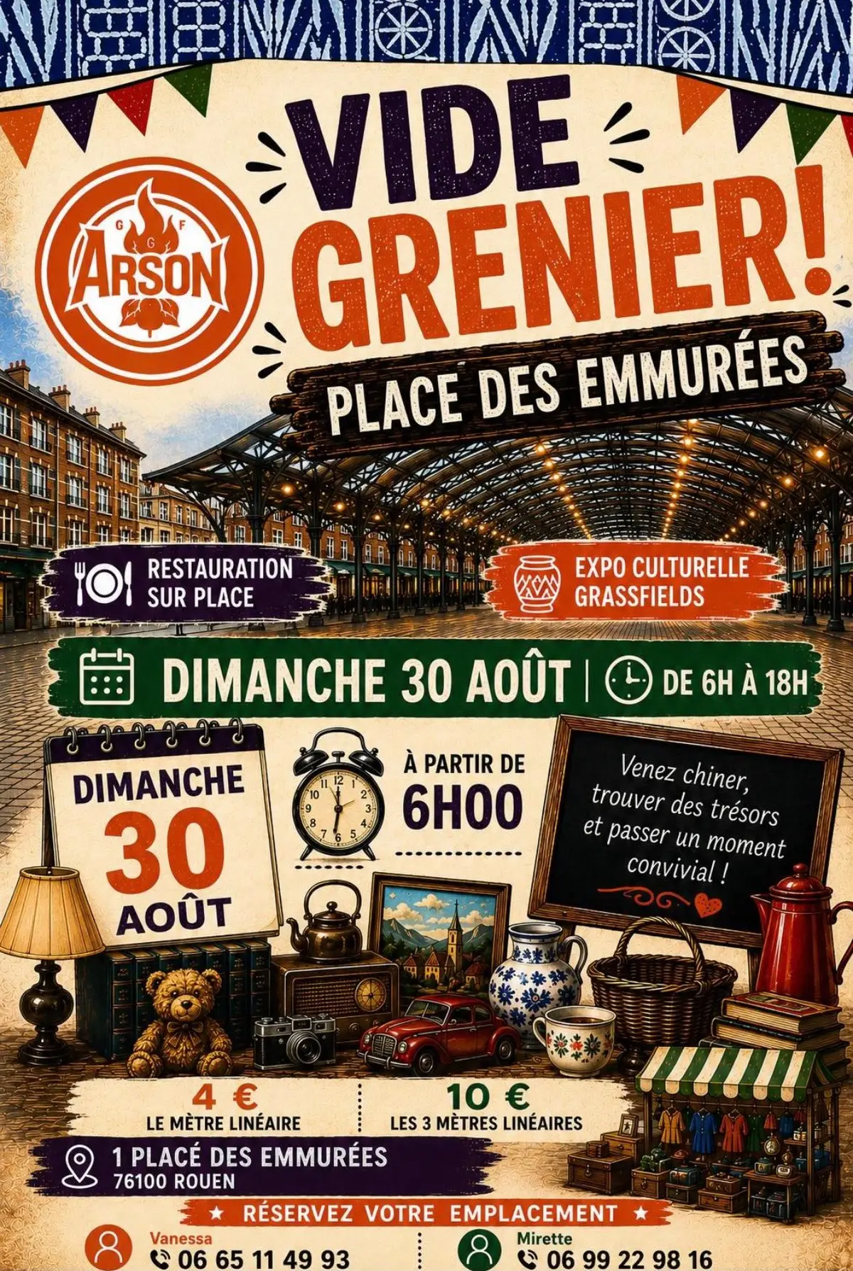 Grand Vide Grenier de l'association ARSON
