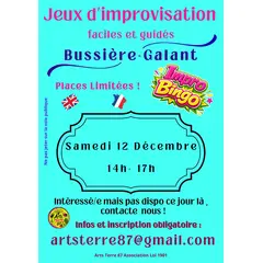 Arts Terre 87 Jeux Impro Théâtre ImproBingo Bussière-Galant