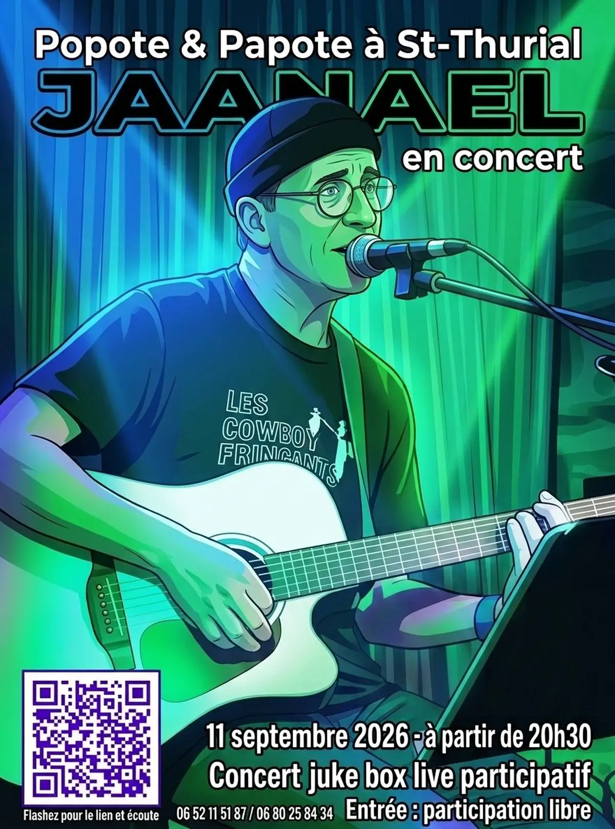 Concert Juke-box live participatif à St-Thurial