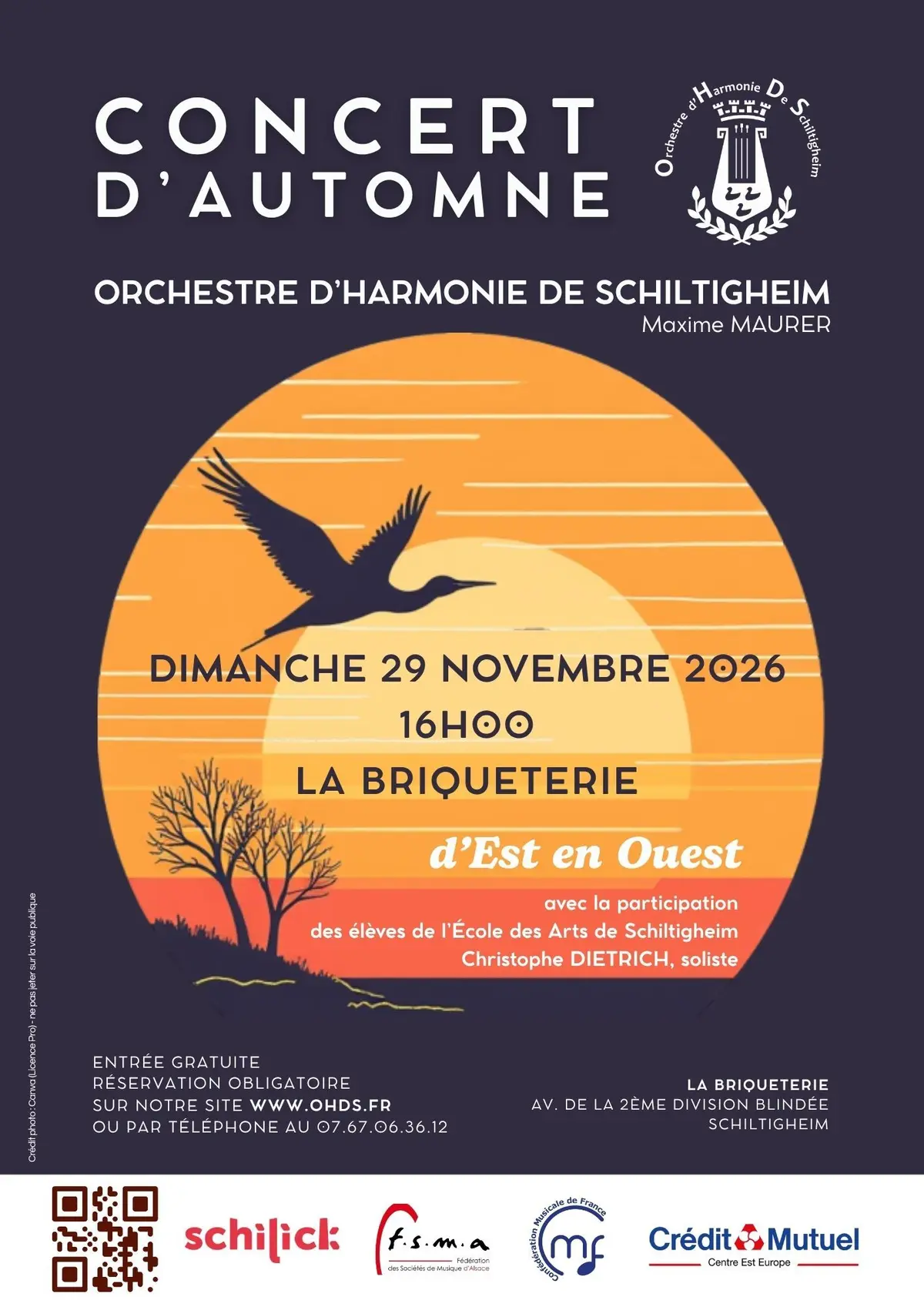 Concert d'automne - Orchestre d'Harmonie de Schiltigheim