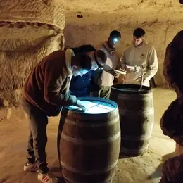 Chasse au trésor dans une cave troglodytique