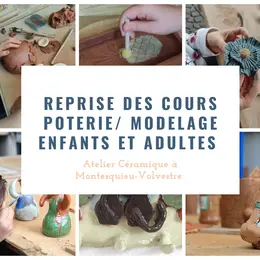 Cours et stages de céramique poterie modelage 