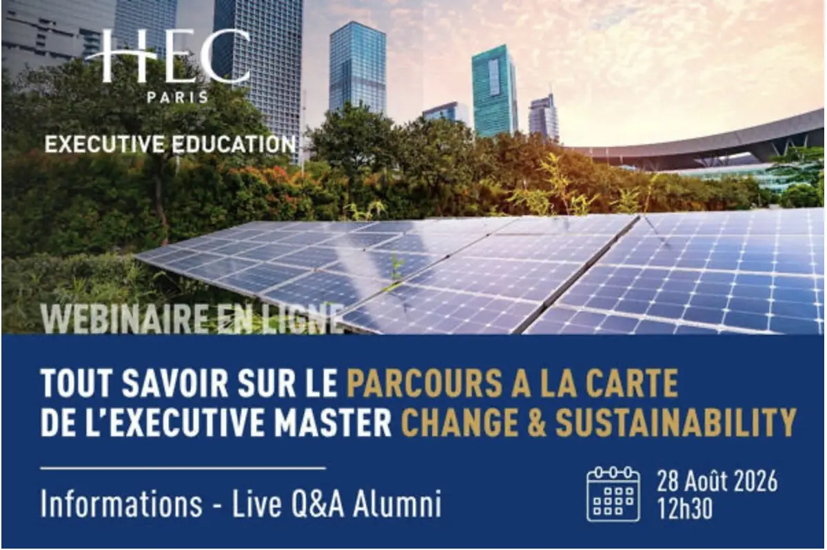 Webinaire : Faites de la transformation durable un levier de votre leadership