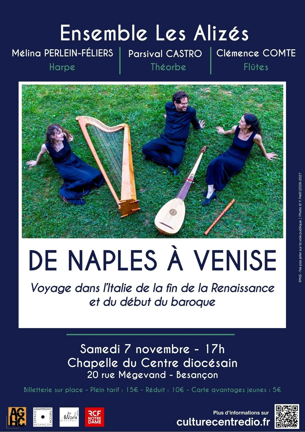 CONCERT : Musique baroque – ensemble les Alizes