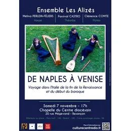CONCERT : Musique baroque – ensemble les Alizes