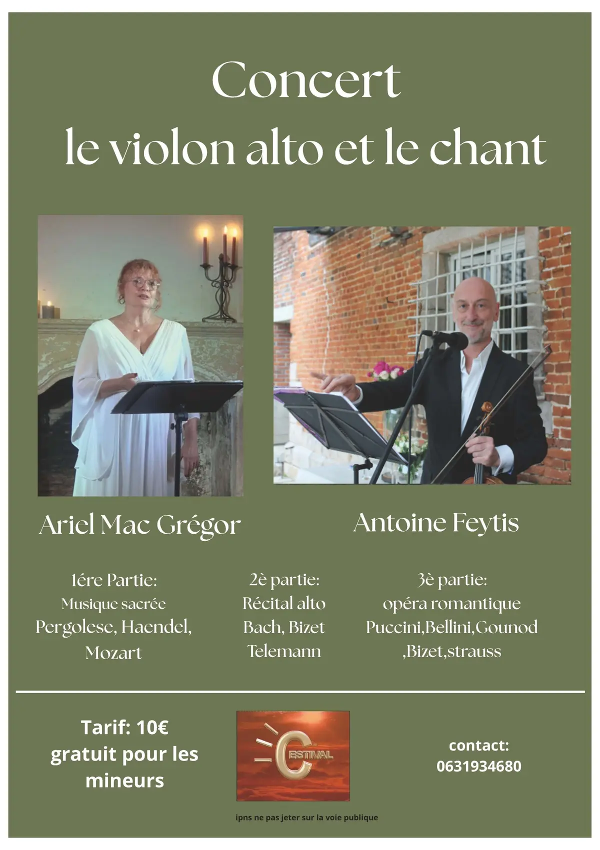 Le violon alto et le chant