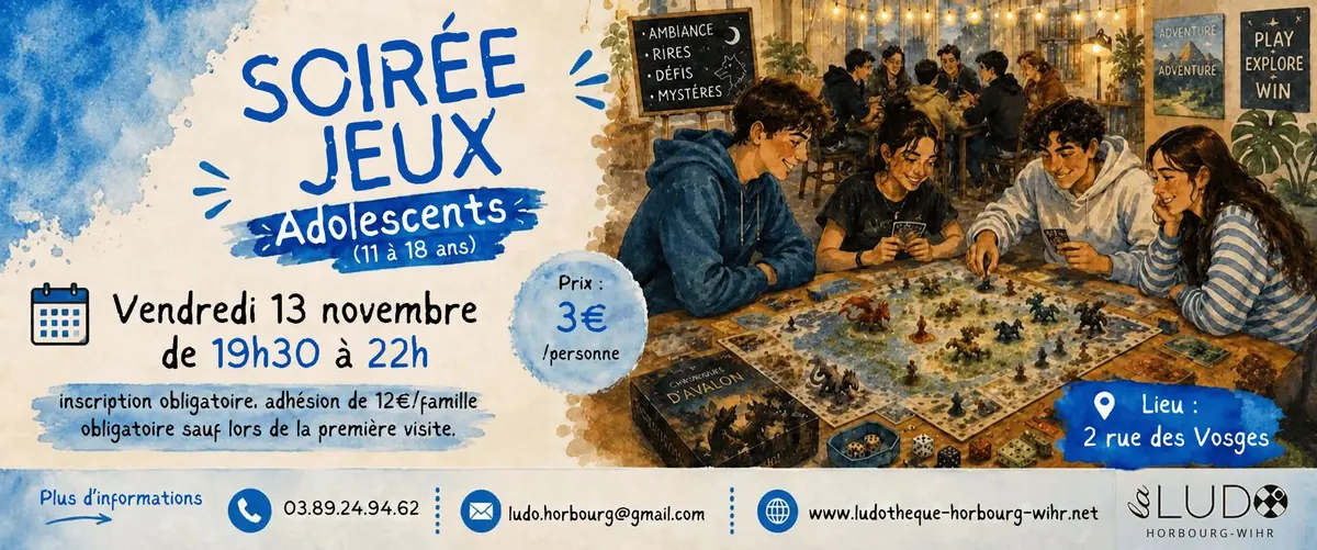 Soirée jeux ados