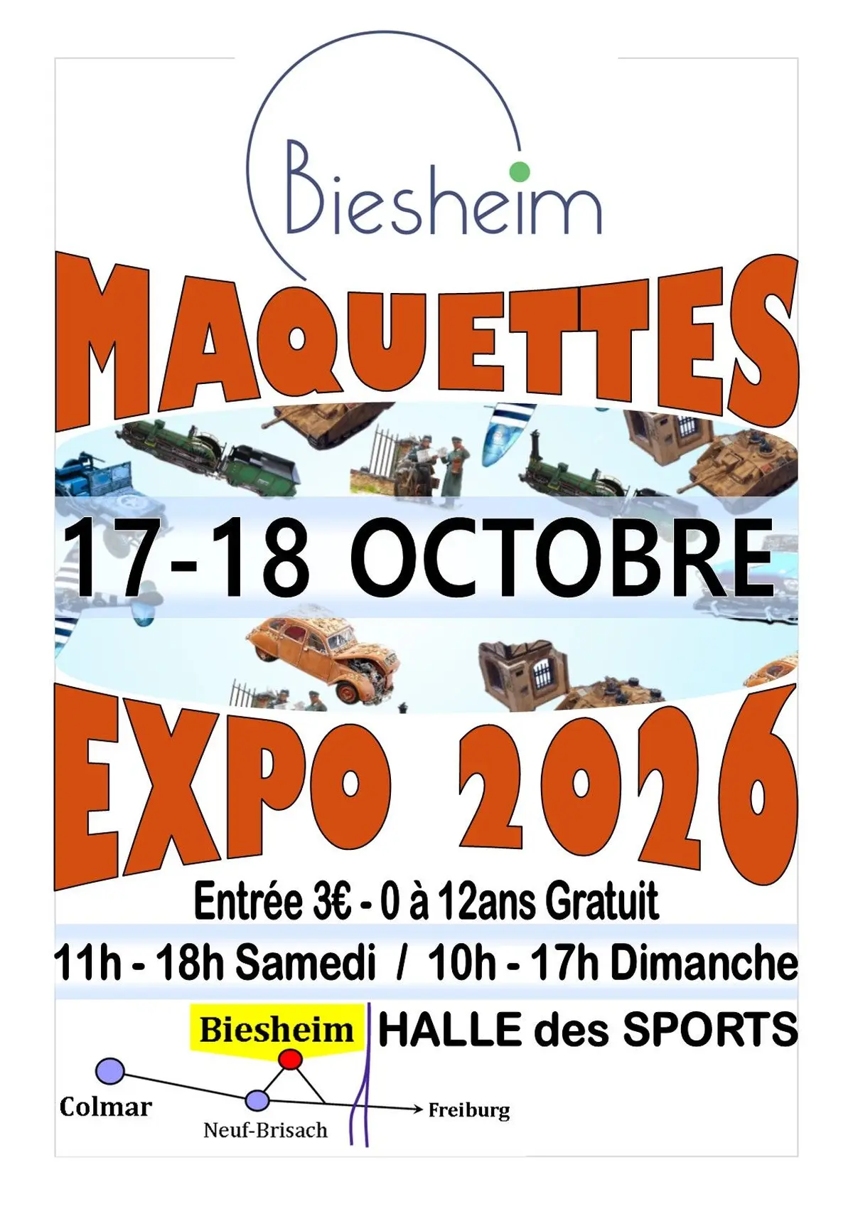 Exposition de maquettes et figurines