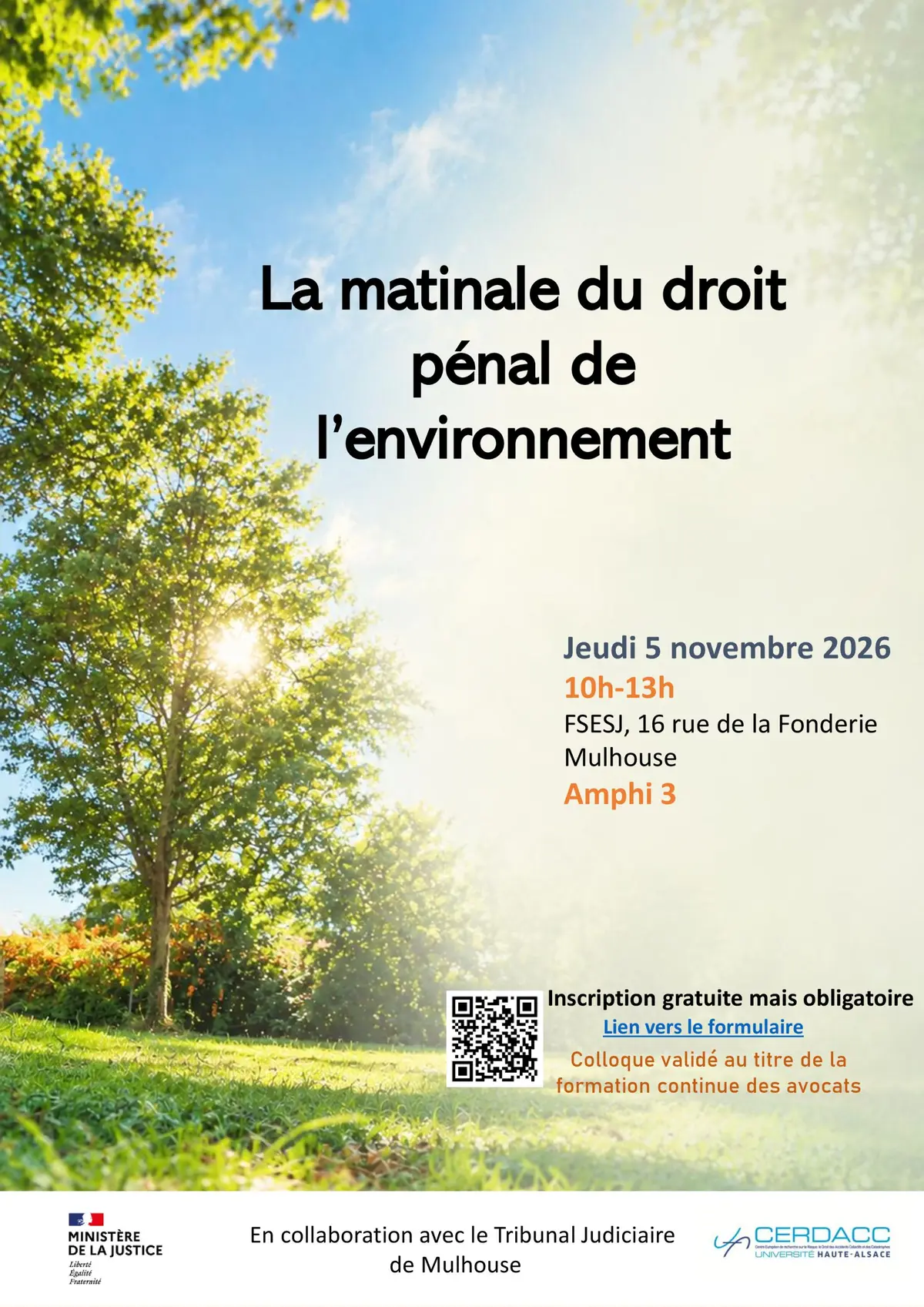La matinale du droit pénal de l'environnement