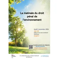 La matinale du droit pénal de l'environnement &copy; Nathalie Arbousset