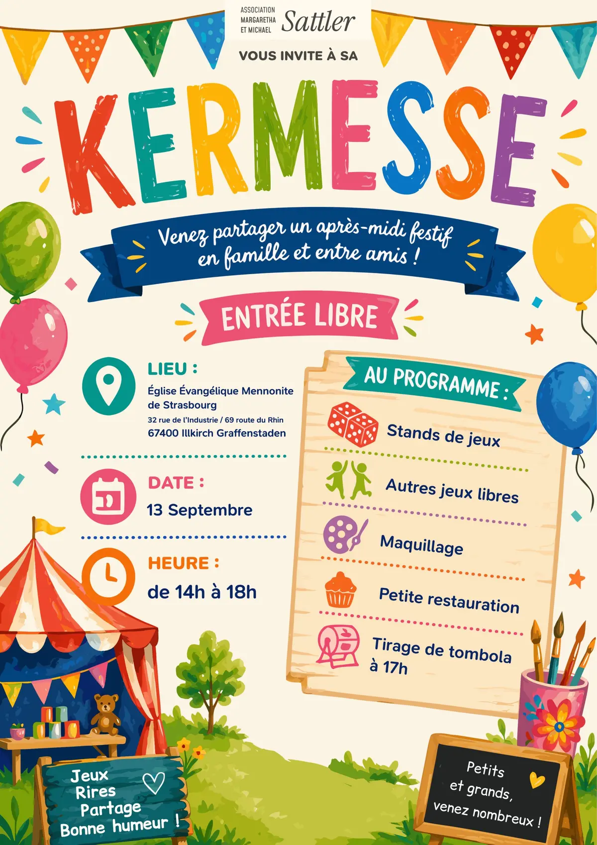 Kermesse familiale à Illkirch!