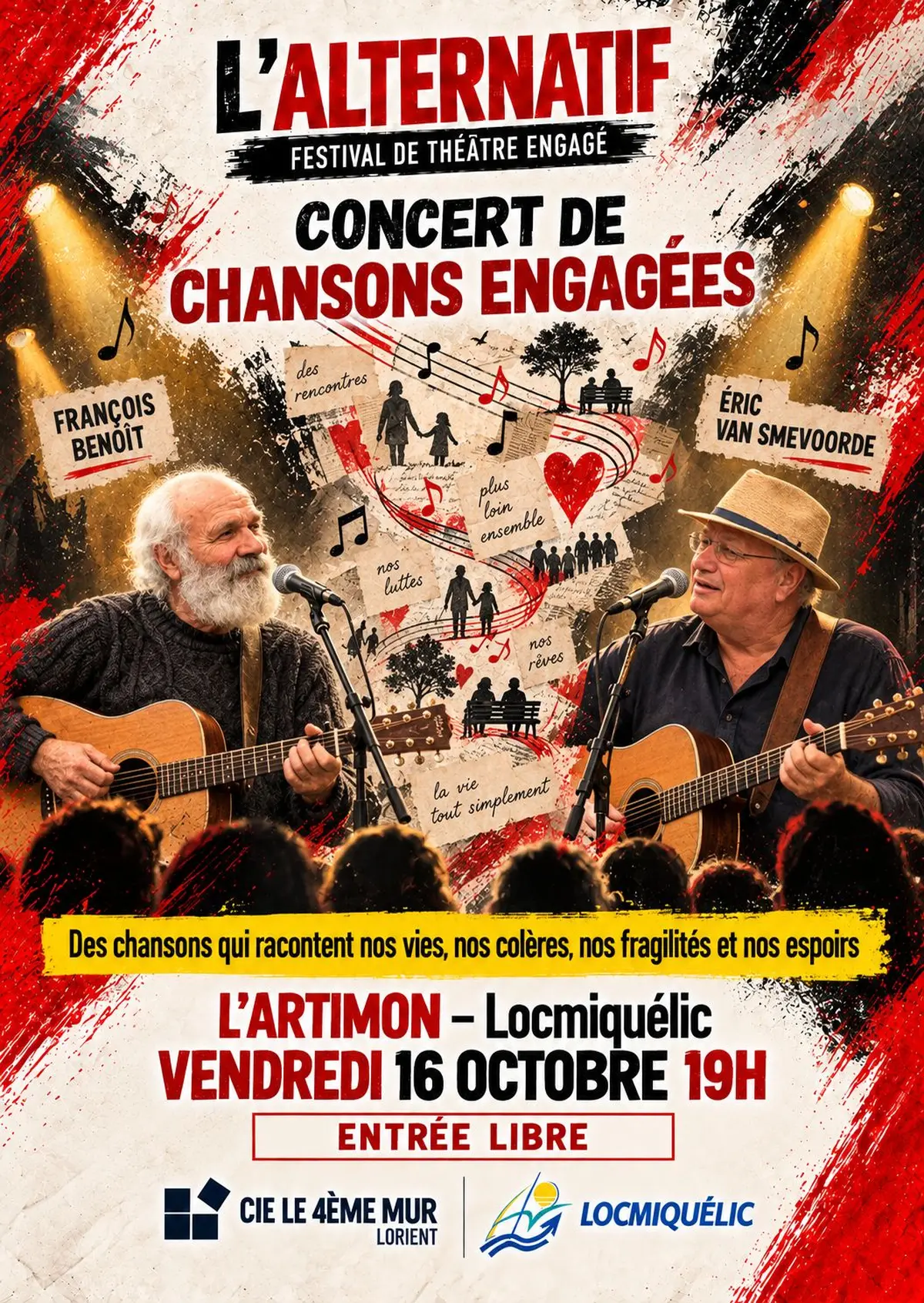 Concert de chansons engagés