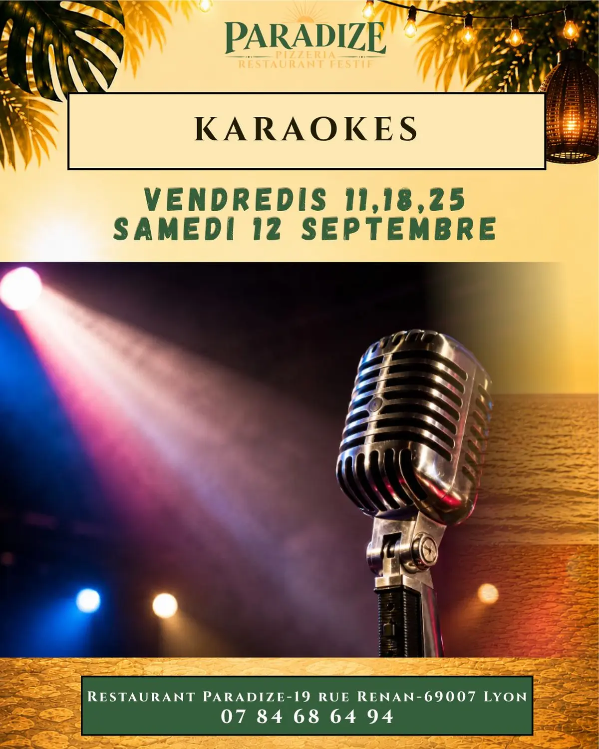 KARAOKES en Septembre