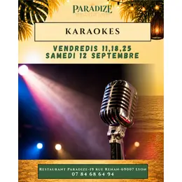 KARAOKES en Septembre