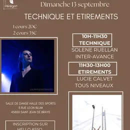 STAGE DE RENTRÉE - Remise en forme, Danse Technique & Étirements