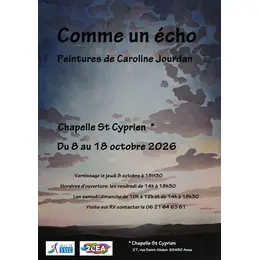 Comme un écho - Peintures de Caroline Jourdan