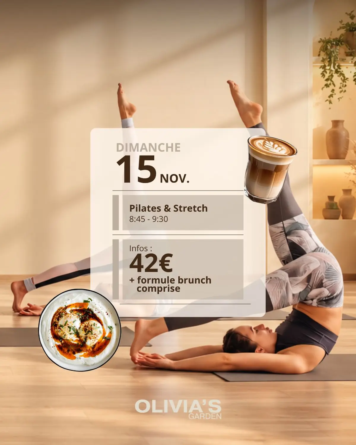 Pilates & Stretch chez Olivia's Garden