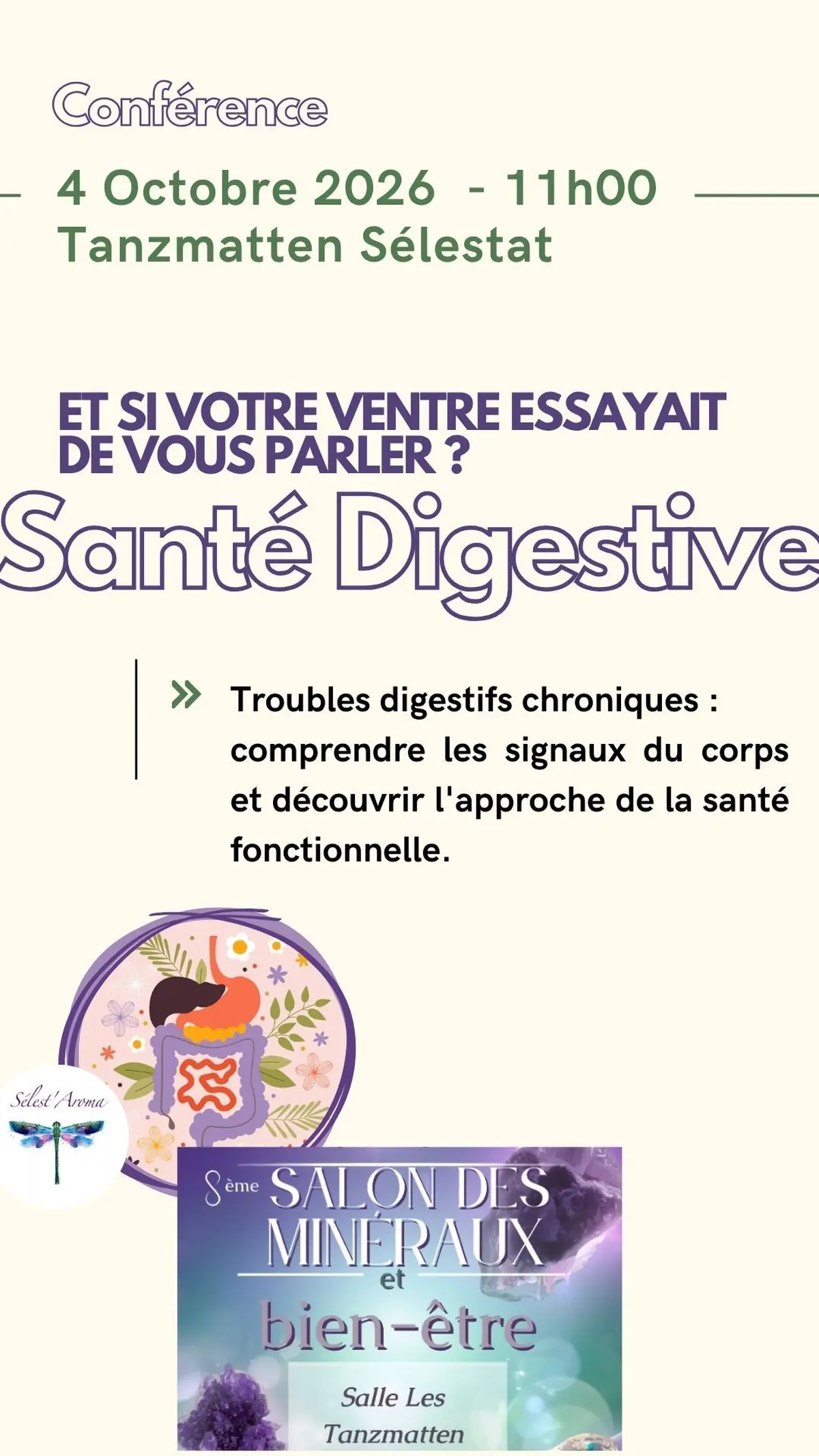 Conférence : « Et si votre ventre essayait de vous parler ? »