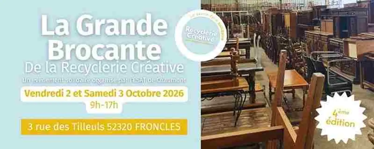 4e édition de la Grande Brocante de la Recyclerie Créative