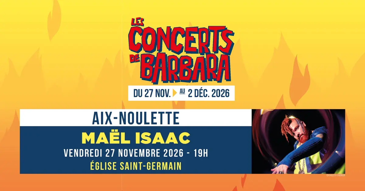 Les concerts de Barbara : Maël Isaac
