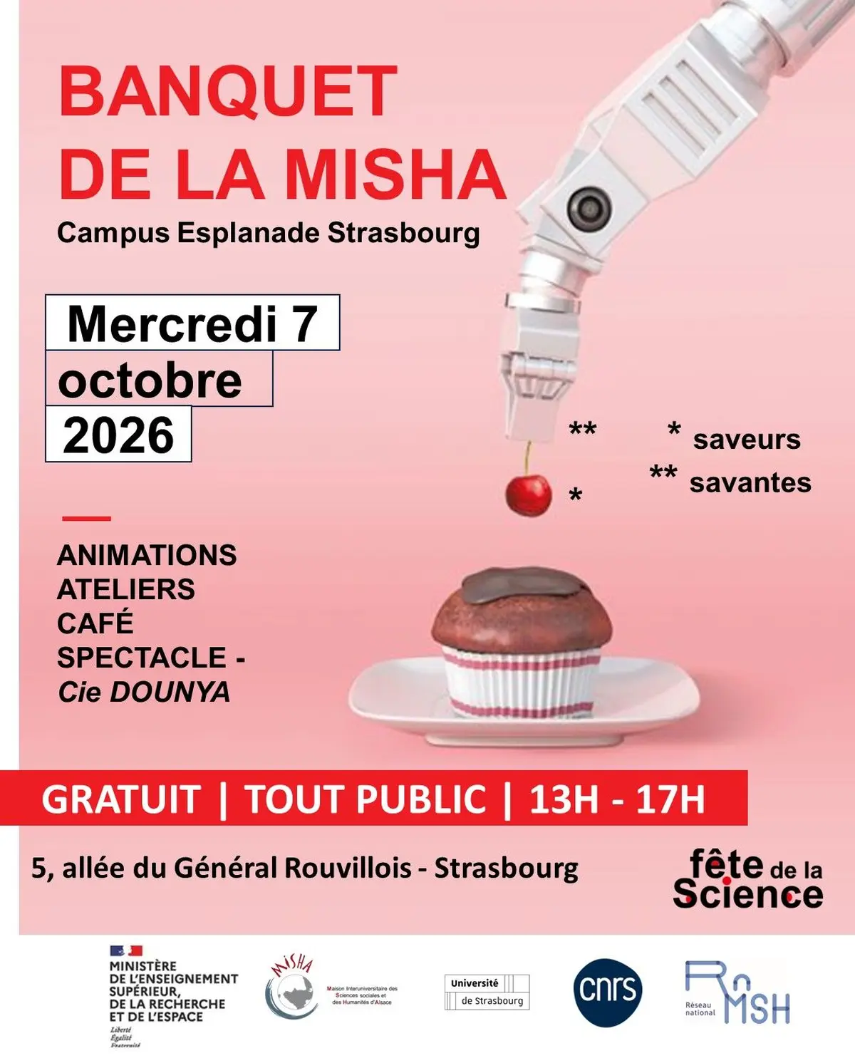 Banquet des sciences à la MISHA 