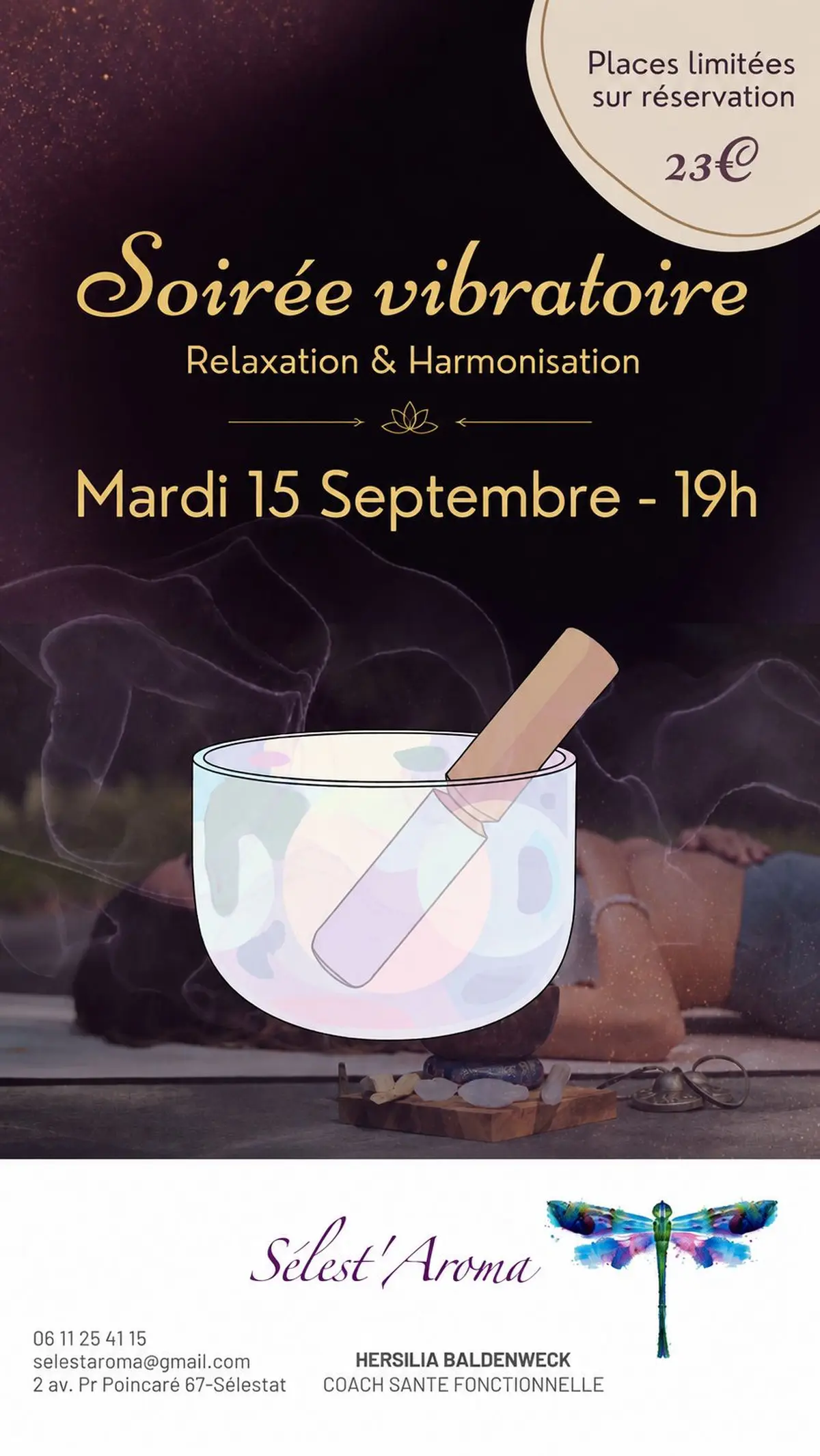 Soirée Vibratoire - voyage sonore & vibratoire aux bols tibétains