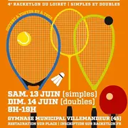 4ème édition du Rackelton de Villemandeur