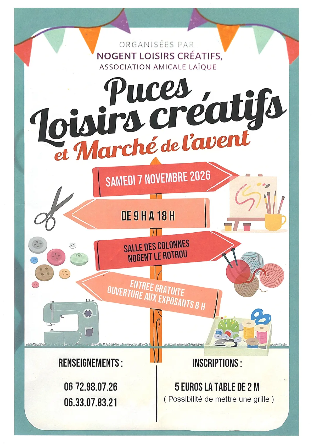 4èmes Puces Créatives Loisirs Créatifs & Marché de l'Avent