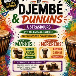 Atelier de djembé tous niveaux