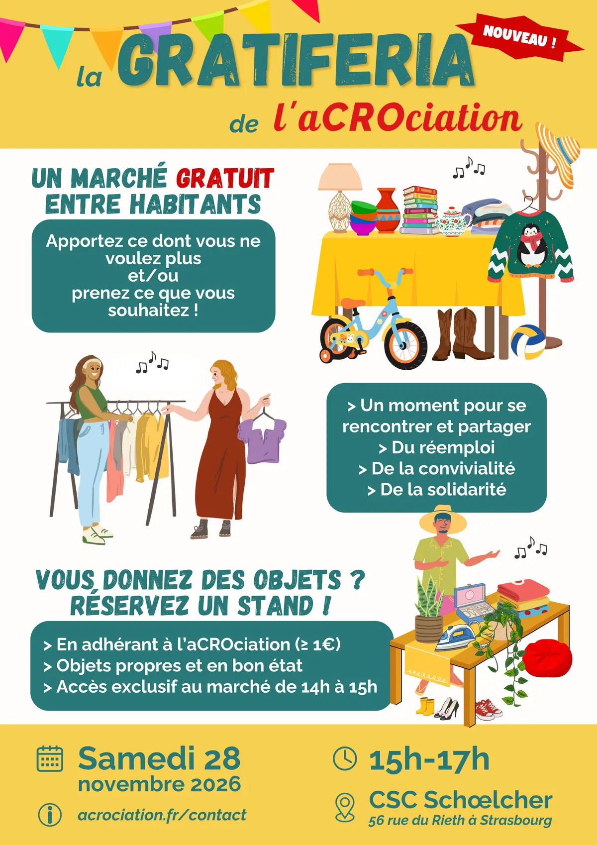 Gratiféria ou Fête de la Gratuité