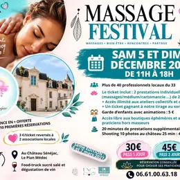 Massage Festival - Château Sénéjac