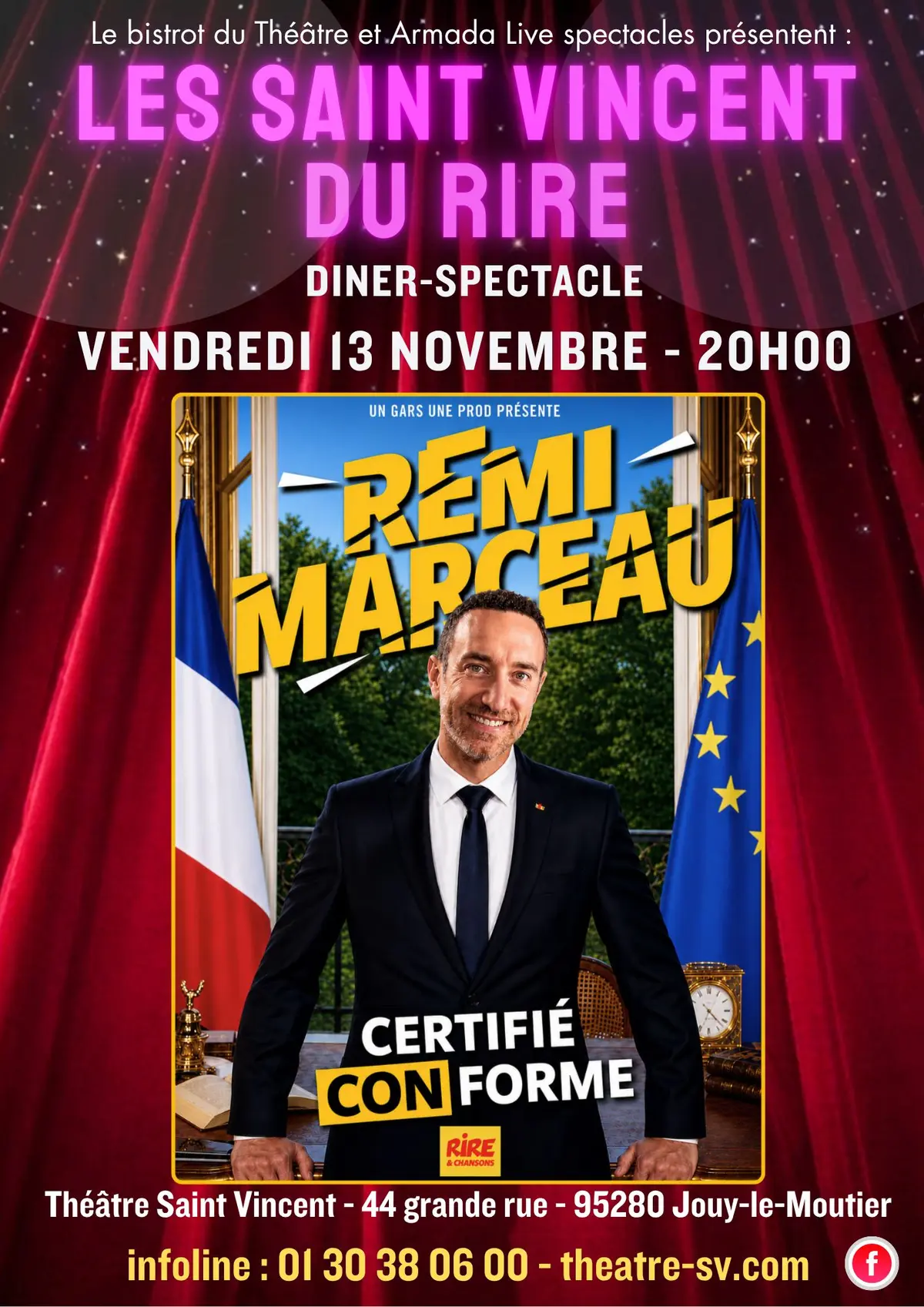 Remi Marceau au Saint-Vincent du Rire