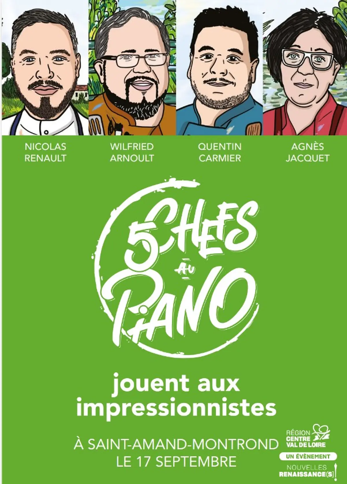 5 chefs au piano