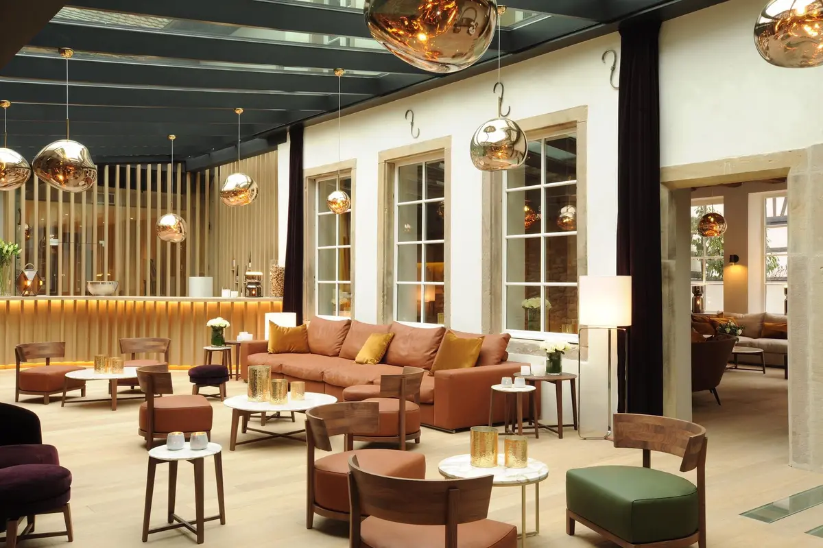 L'espace lounge de l'hôtel 5 terres