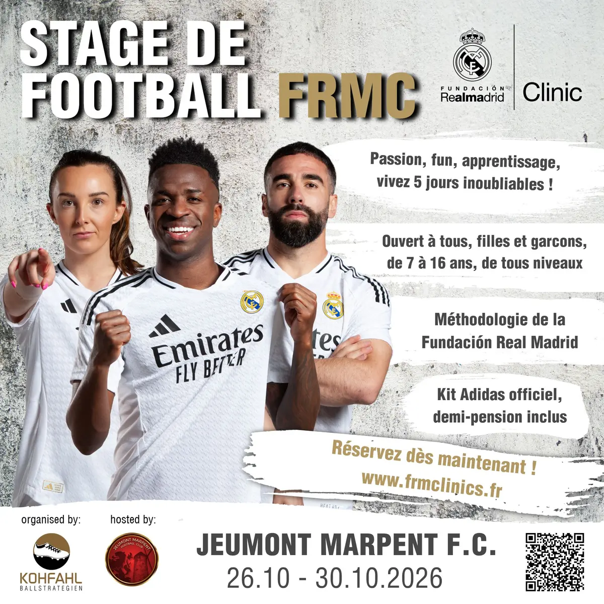 Stage de football Jeumont Marpent F.C. x Fundacion Real Madrid Clinics 