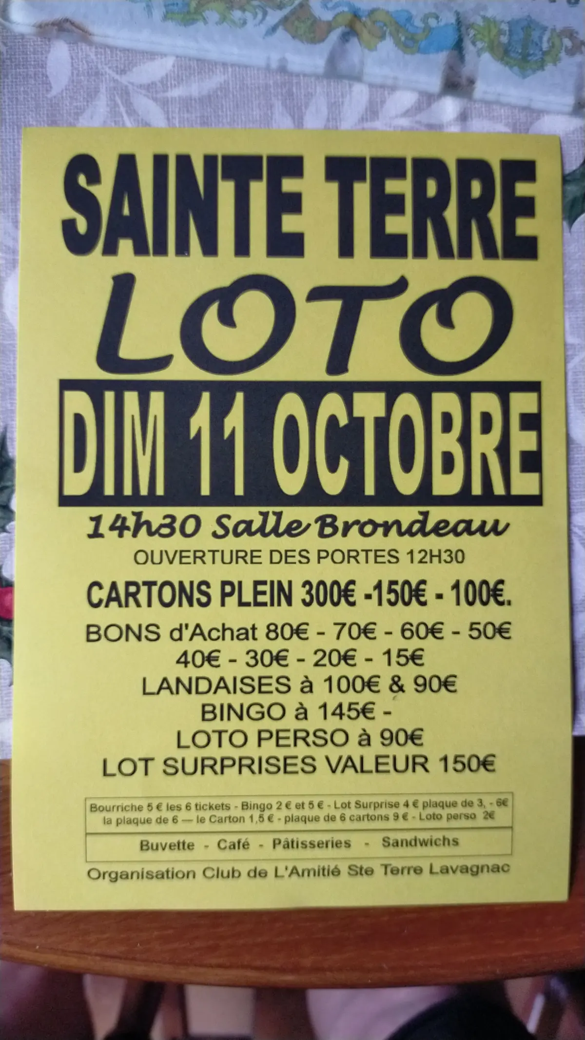 Super Loto de Sainte Terre