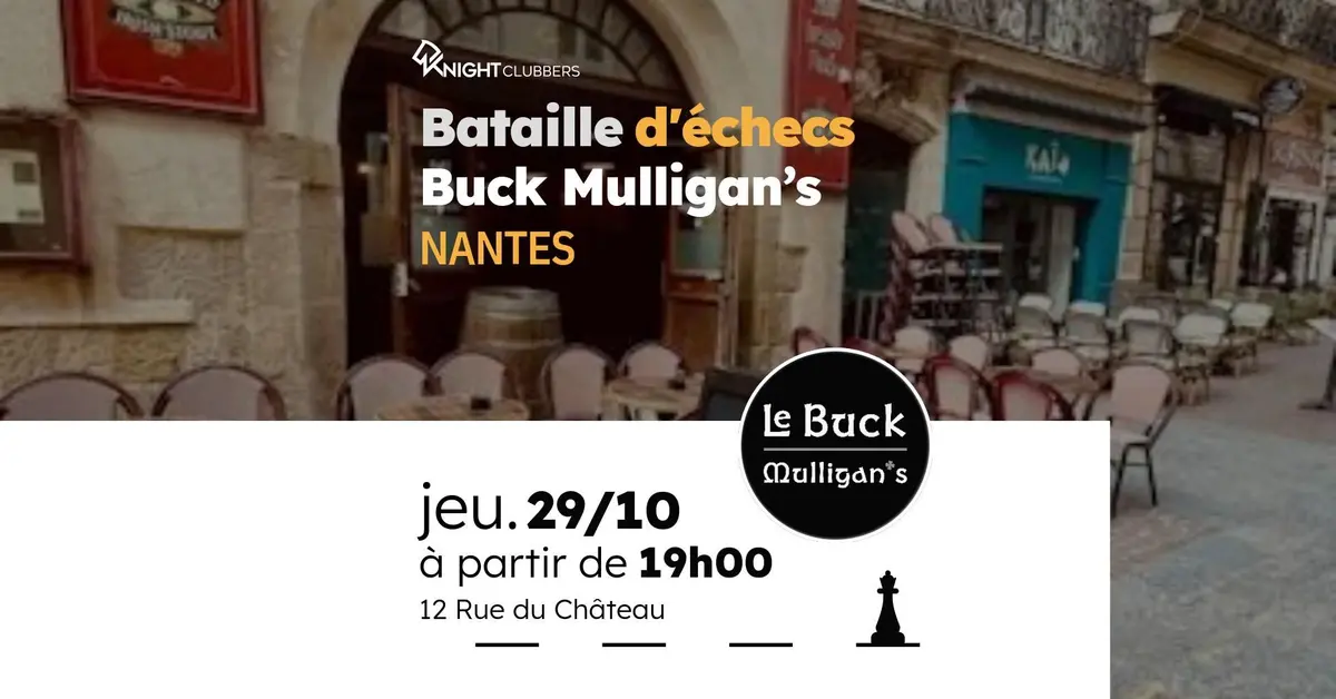 Bataille d'échecs au Buck Mulligan's
