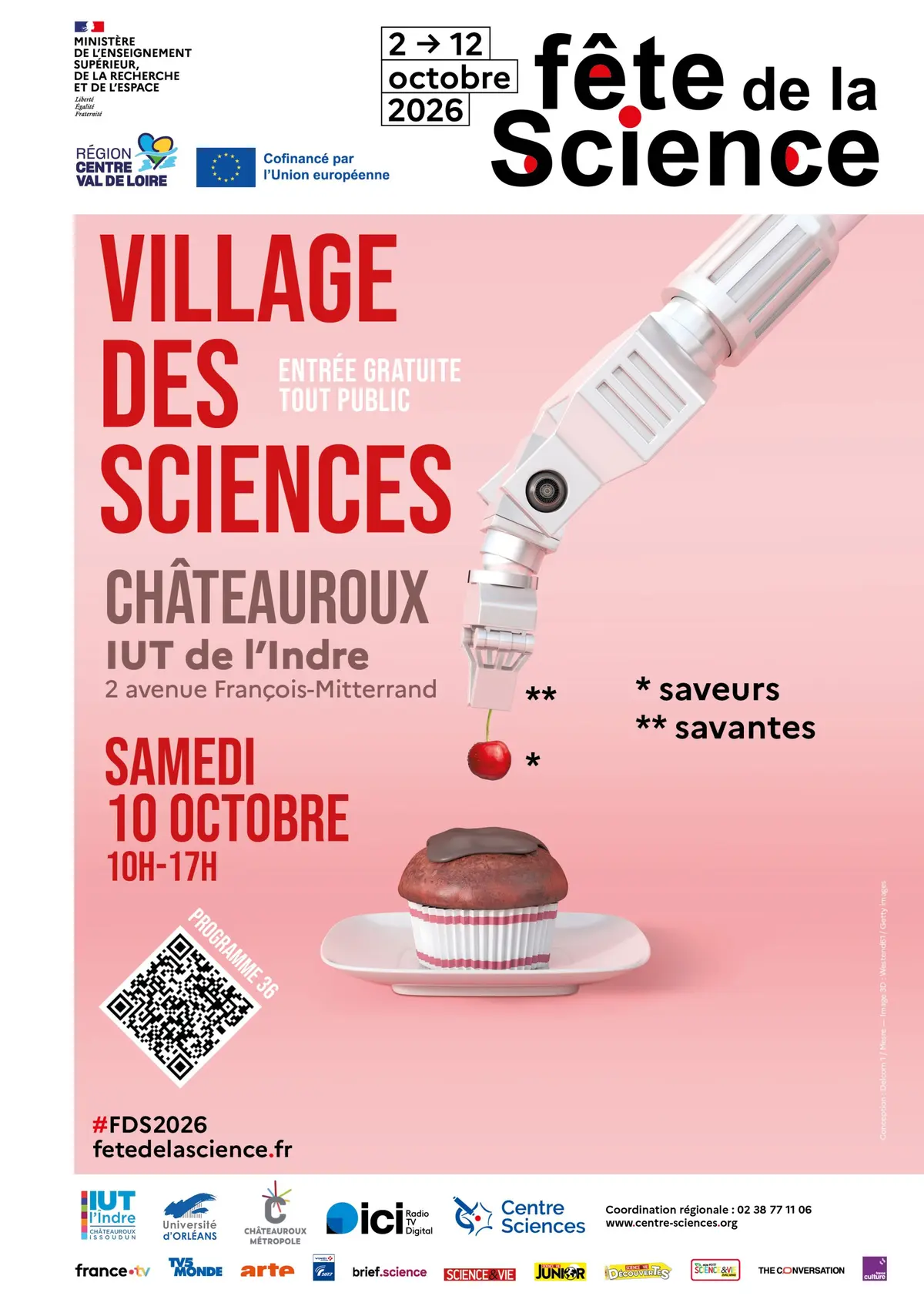 Village des sciences de Châteauroux – Fête de la science 2026