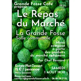 Repas du marché