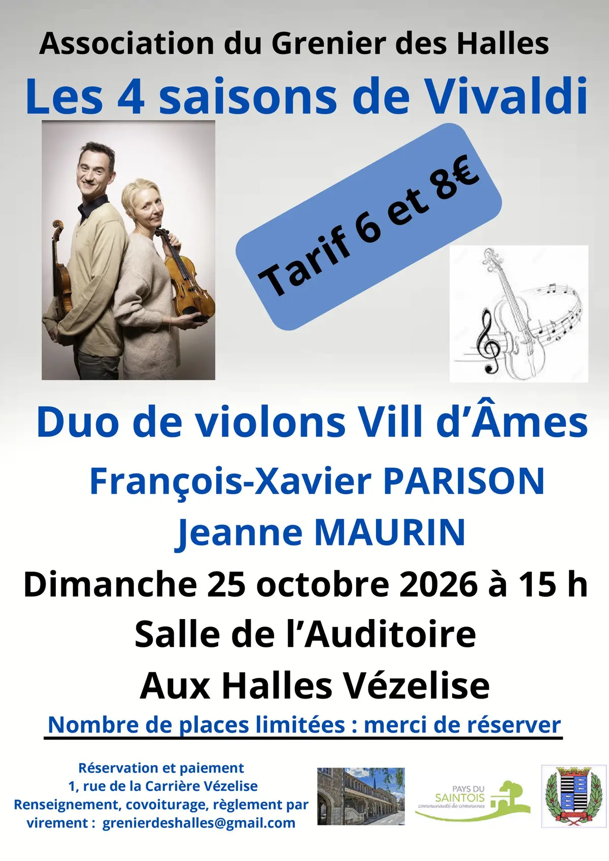 Concert duo de violon