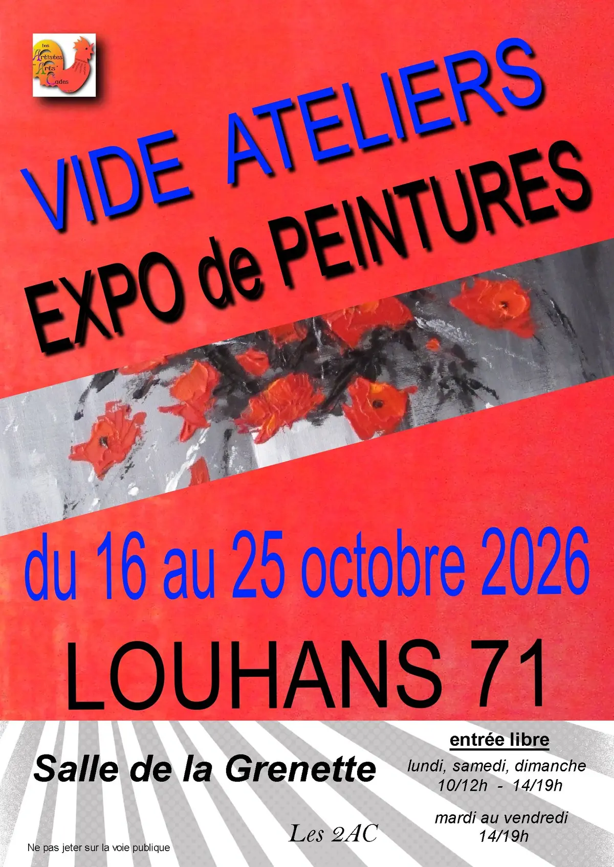Vide Ateliers, Exposition de Peintures