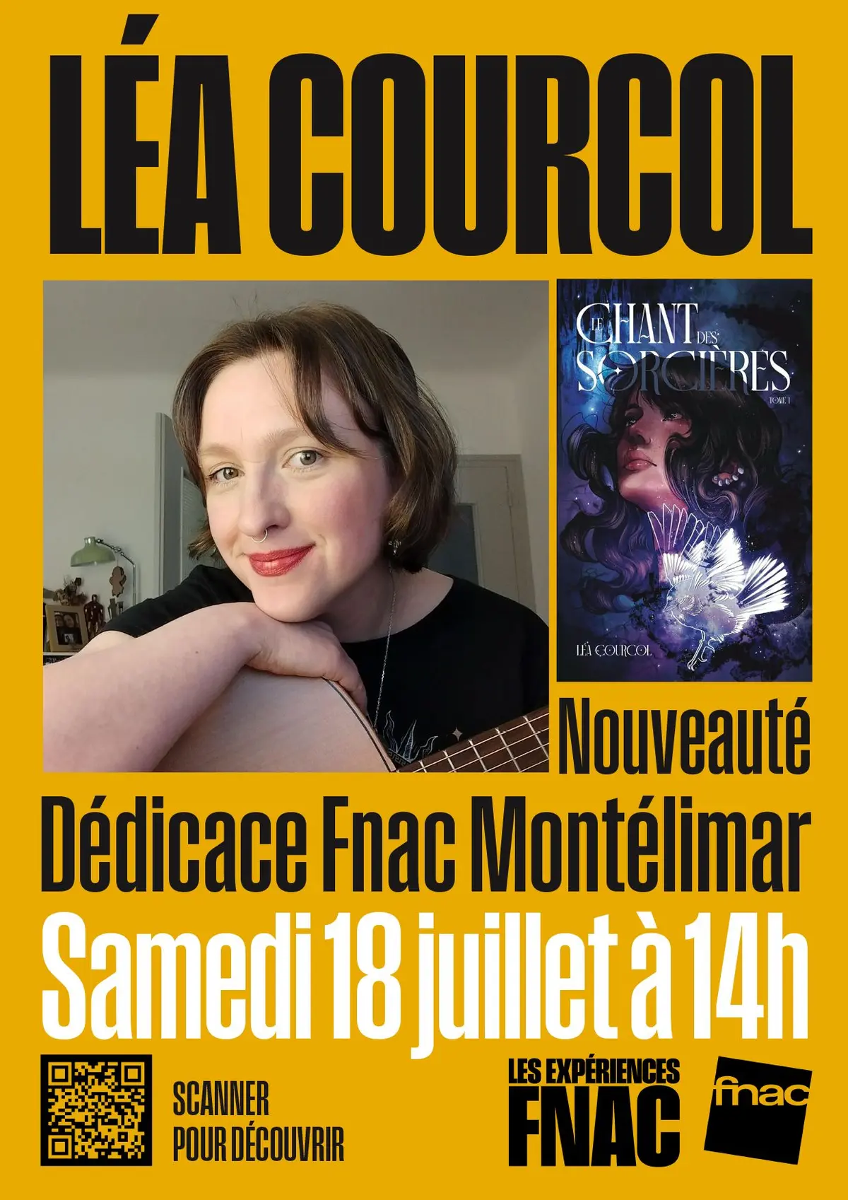 Léa Courcol en dédicace à la FNAC de Montélimar