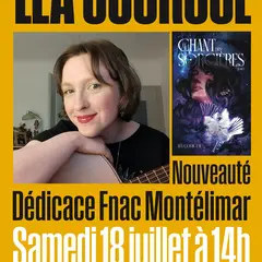 Léa Courcol en dédicace à la FNAC de Montélimar