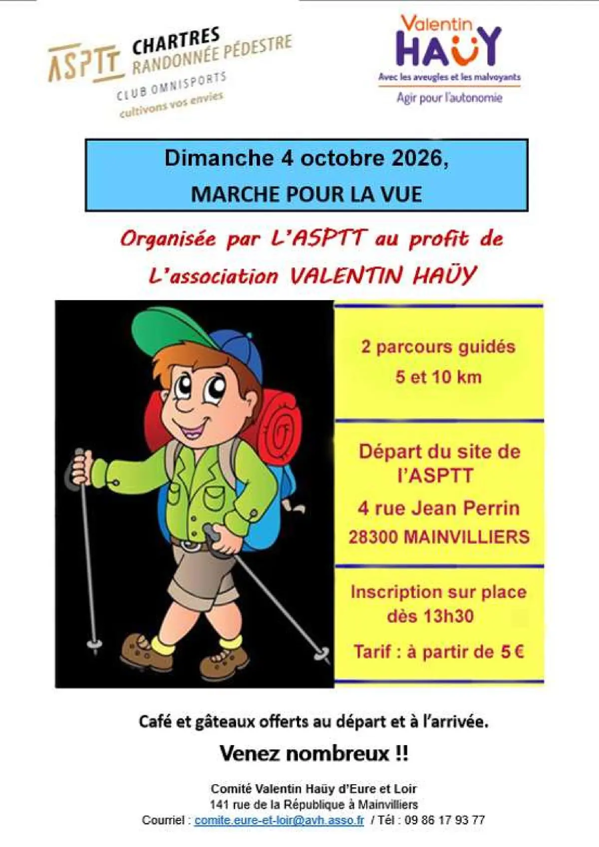Marche pour la vue