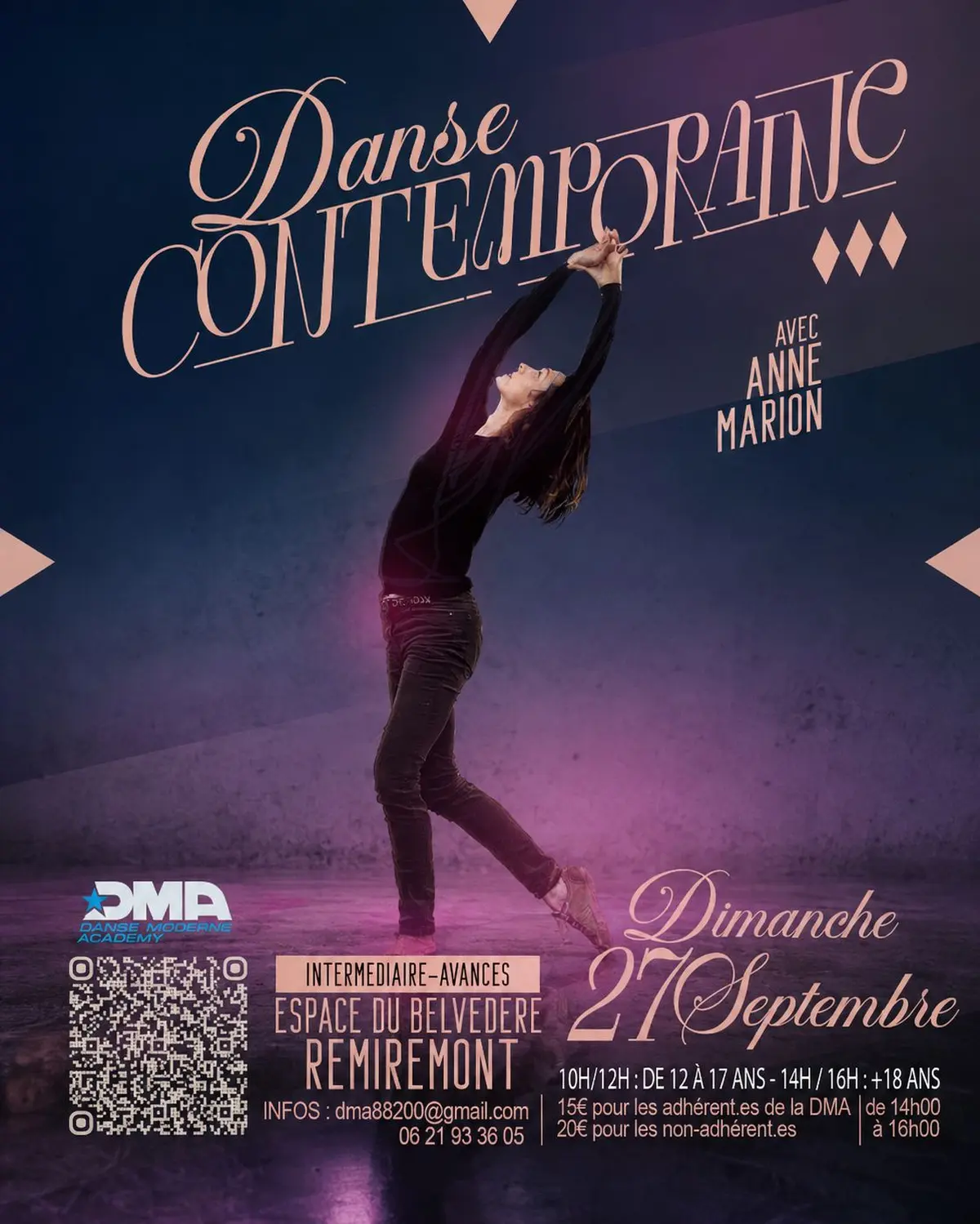 Stage de danse contemporaine avec Anne Marion
