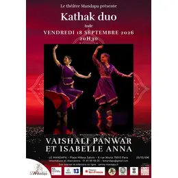 Kathak duo - Danse indienne par Vaishali Panwar et Isabelle Anna