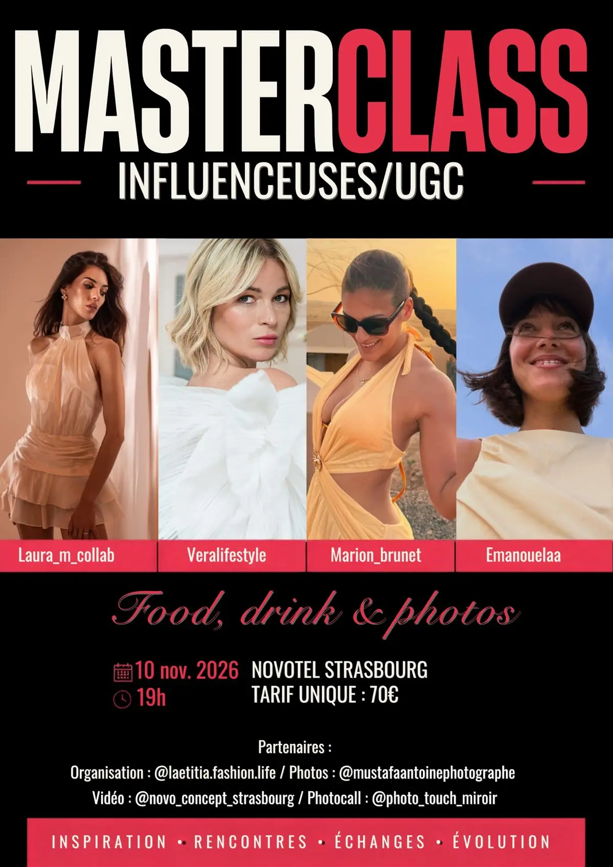 Masterclass influenceuses/ugc