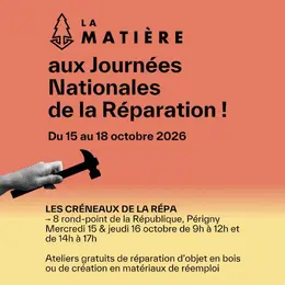 Ateliers gratuits Journées Nationales de la Réparation