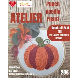 Atelier Punchneedle fleuri