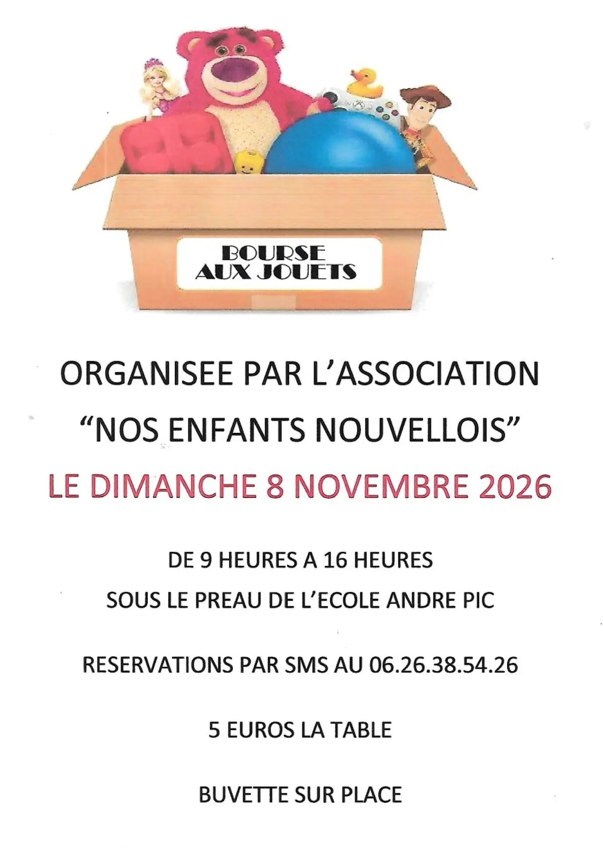 Bourse aux jouets